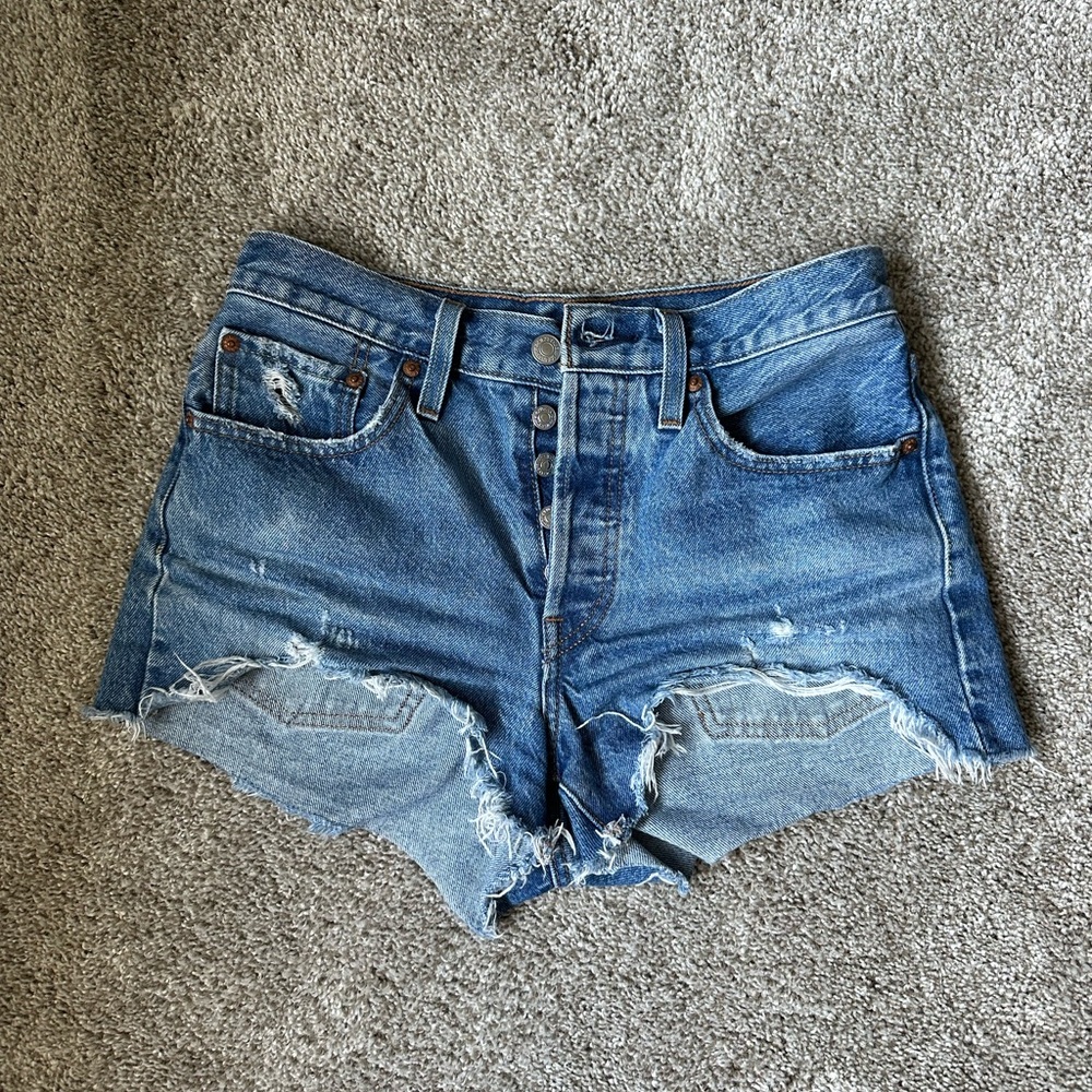 Levi’s Dark Blue 501 Shorts